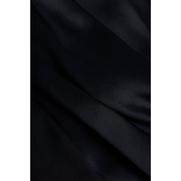 LOTUS COWL NECK BLOUSE - Black - XXS