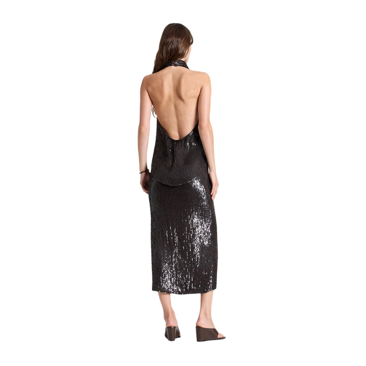 Ladylike Fishscale Sequin Skirt in Delicioso