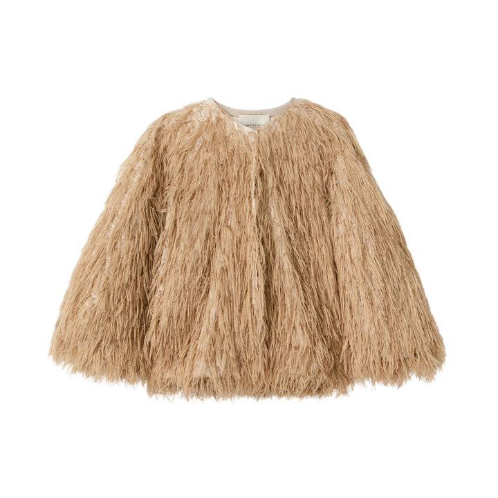 Collarless Oversized Jacket