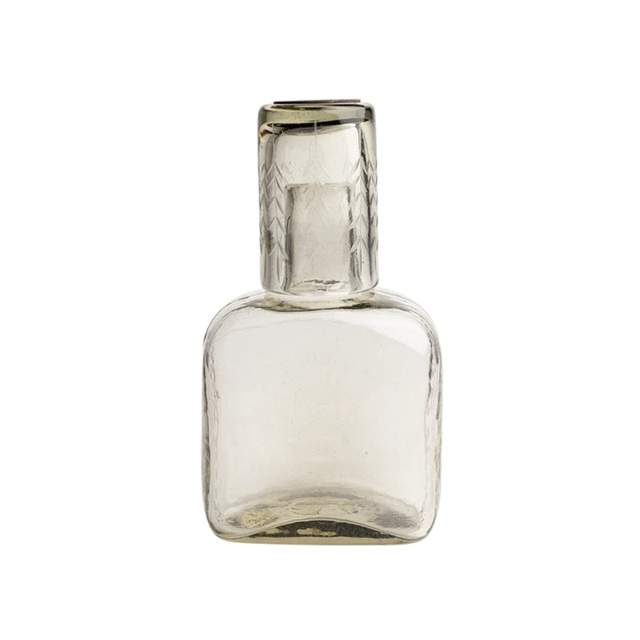 Laurel Decanter with Laurel Etched Vaso Agua