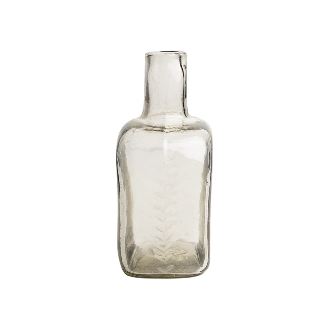 Laurel Decanter with Laurel Etched Vaso Agua