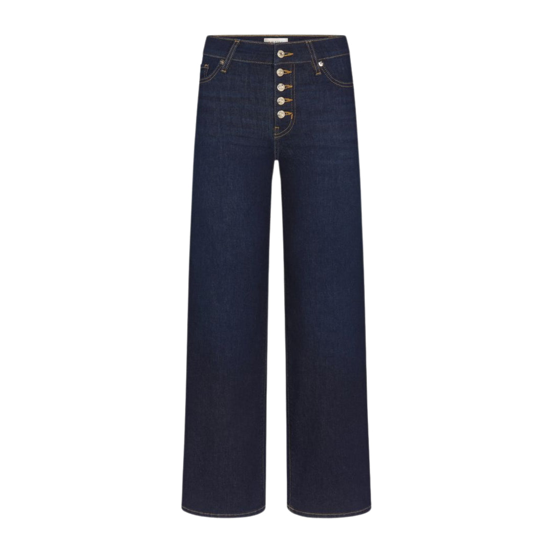Le Slim Palazzo Exposed Button in Fairway