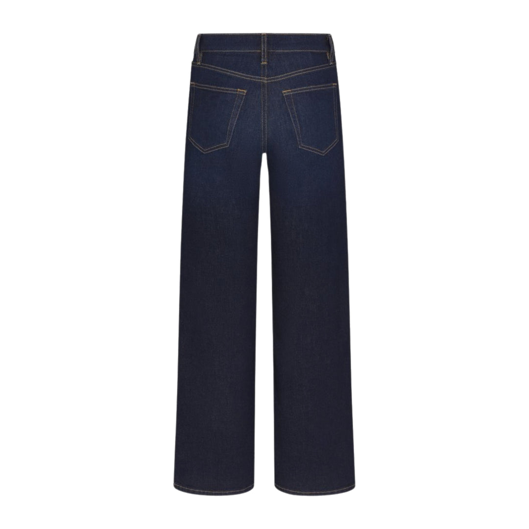 Le Slim Palazzo Exposed Button in Fairway