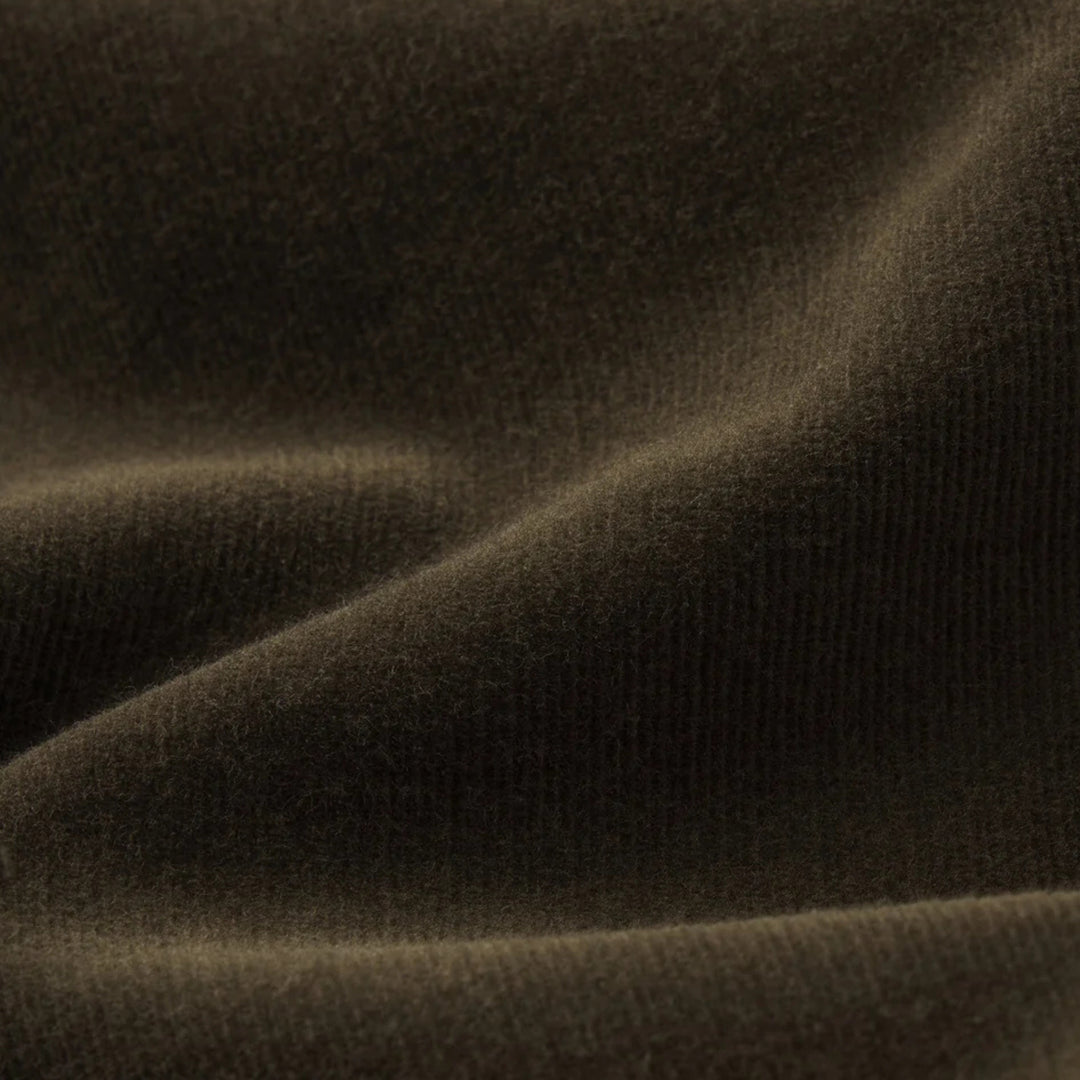 Le Slim Palazzo Modernist Pocket Corduroy in  Rich Military