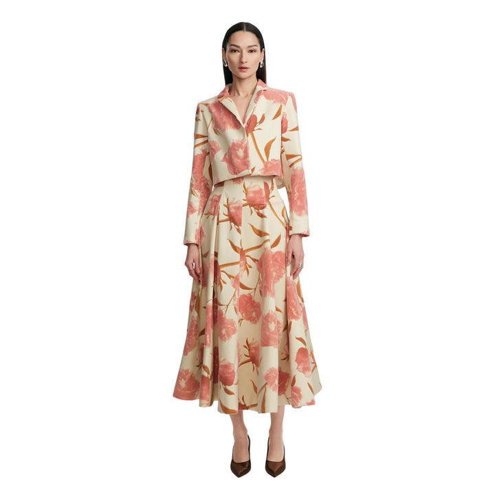 Cropped Tucked Jacket