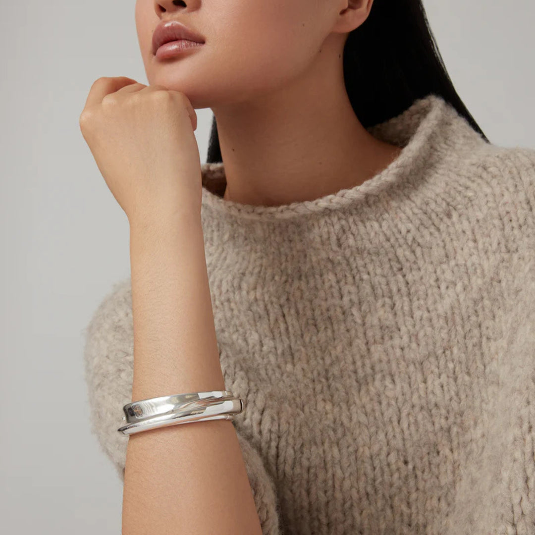 Lennon Bangle - Silver