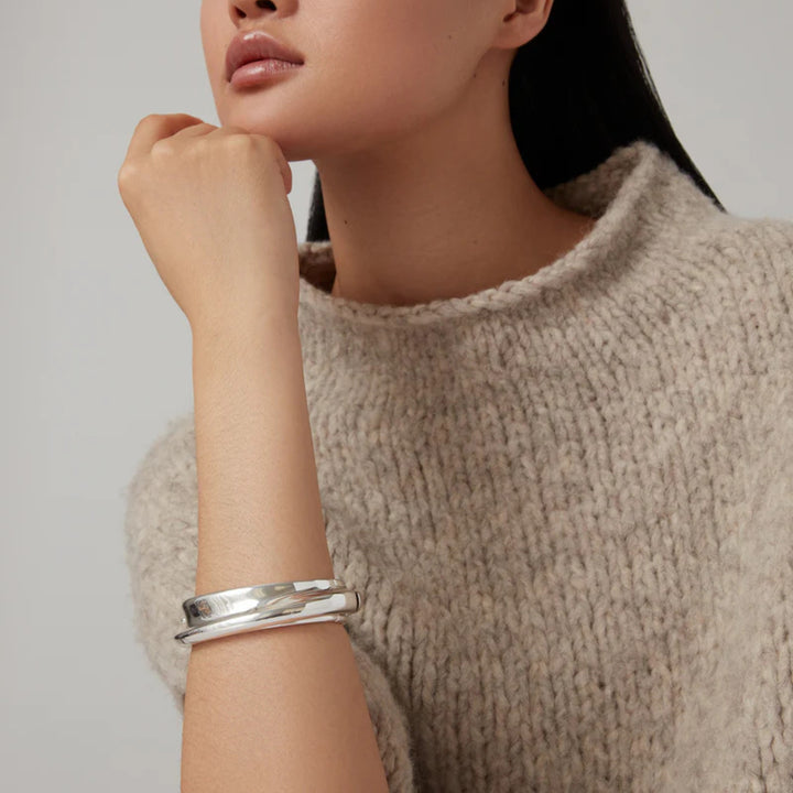 Lennon Bangle - Silver