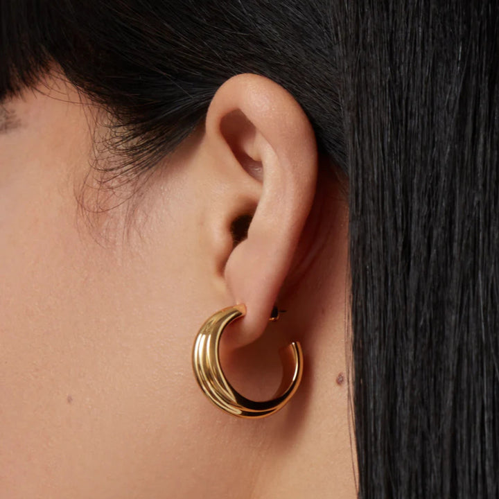 Lennon Hoops - Gold