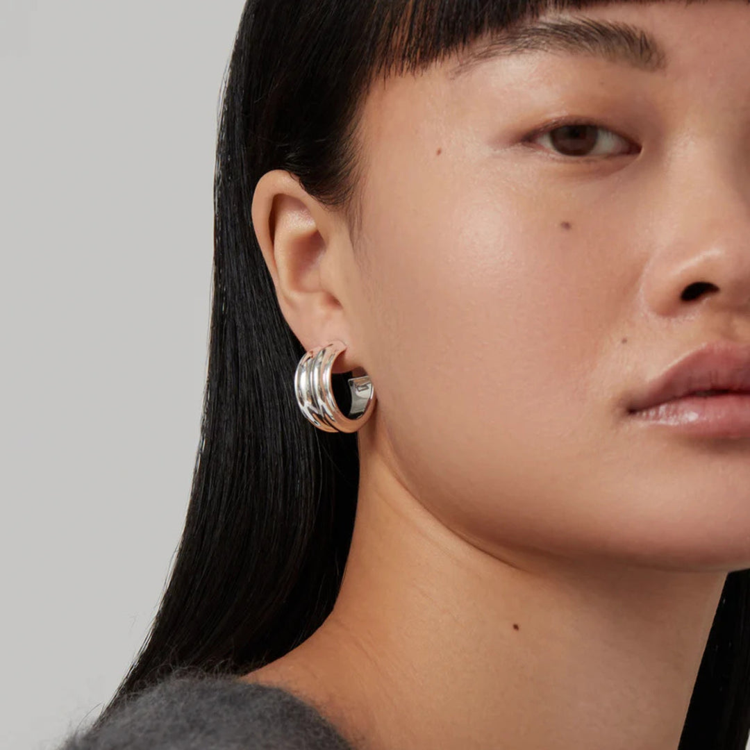 Lennon Hoops - Silver