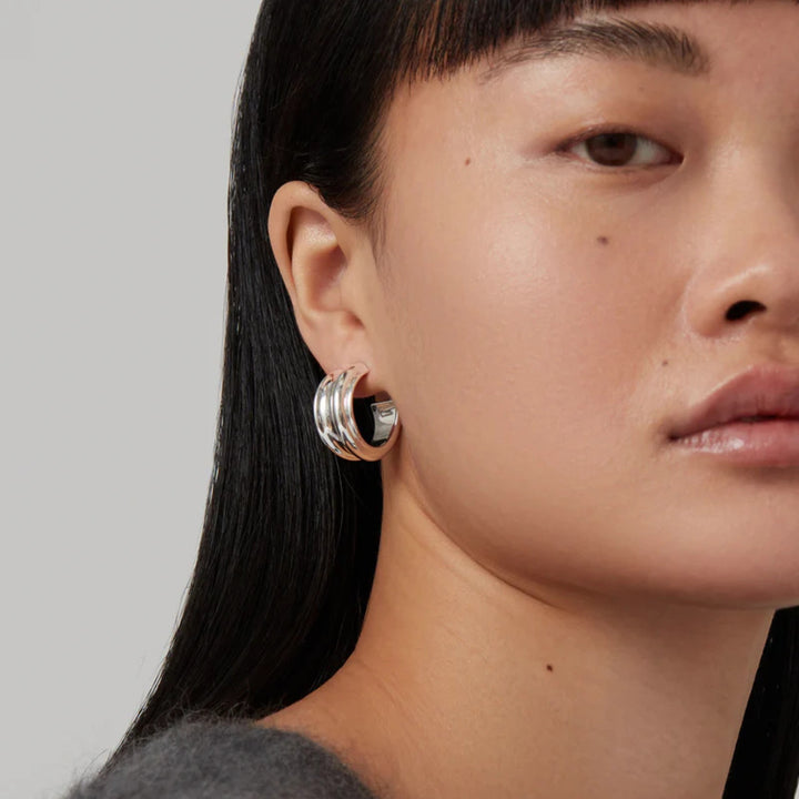 Lennon Hoops - Silver