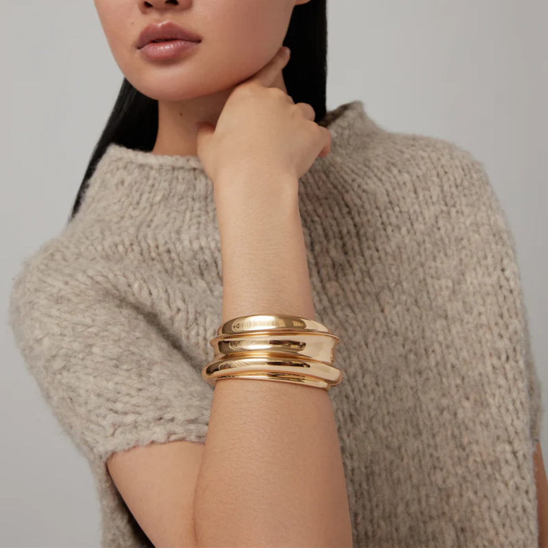 Lennon Mega Bangle - Gold