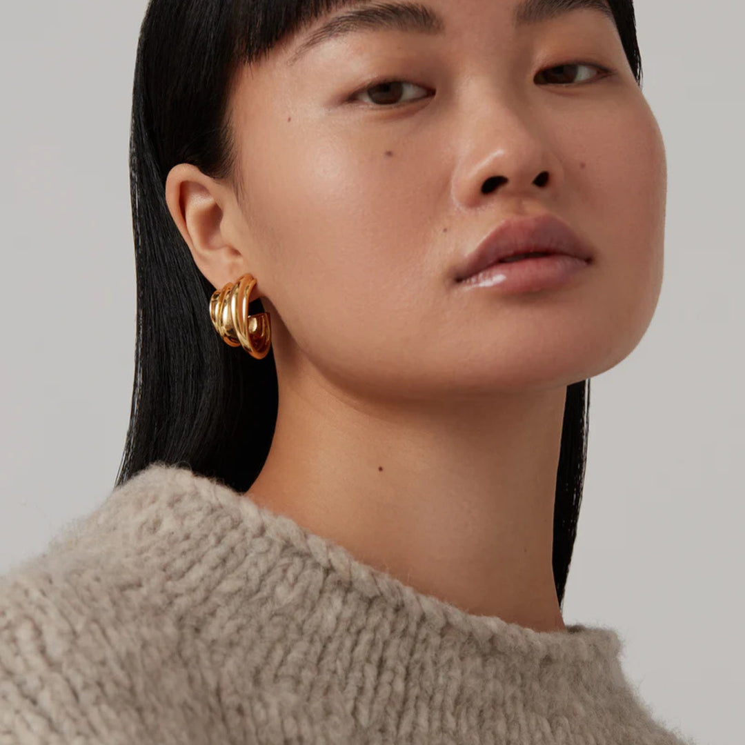 Leona Hoops - Gold