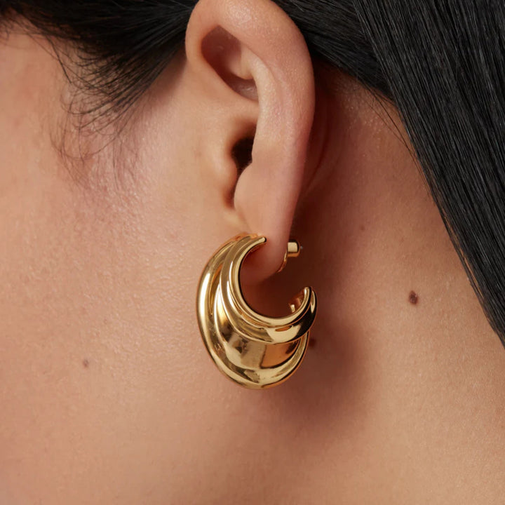 Leona Hoops - Gold