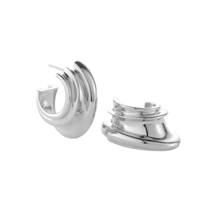 Leona Hoops - Silver