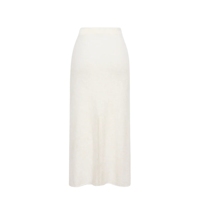 Levi Skirt in Brushed Cashmere in Ivory