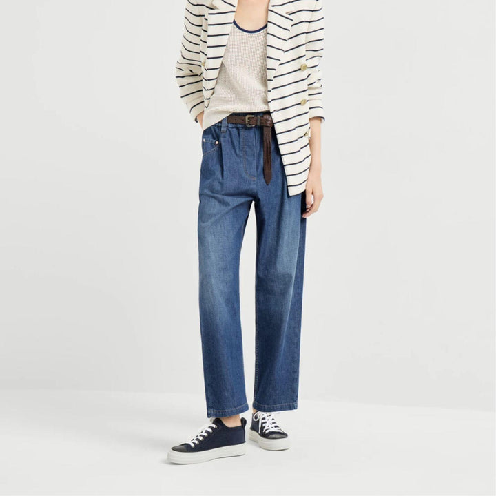 Lightweight Denim Pull-On Jeans