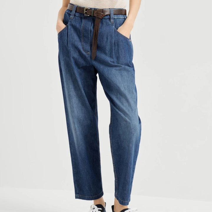 Lightweight Denim Pull-On Jeans