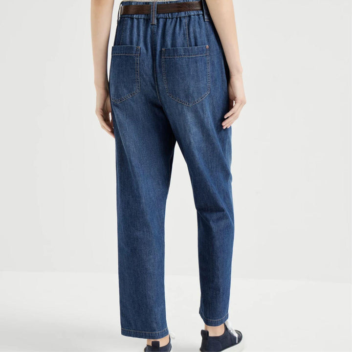 Lightweight Denim Pull-On Jeans