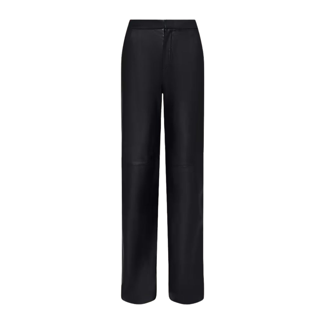 Livvy Straight Leg Trouser in Black