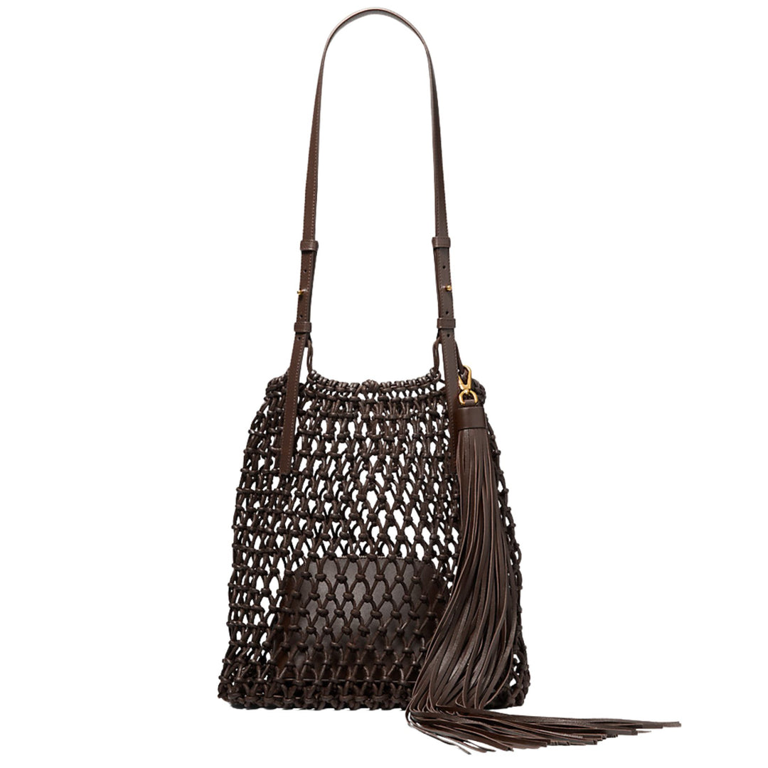 Loli Macrame Bag in Espresso
