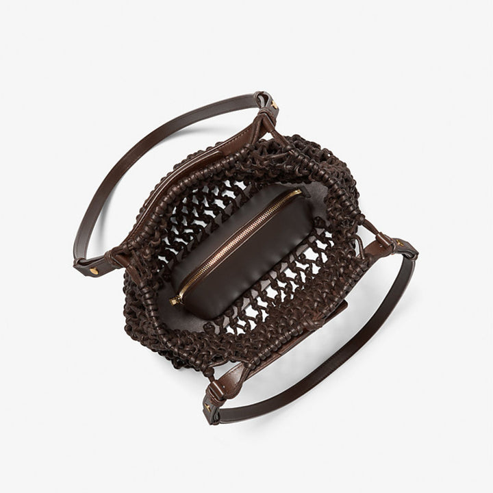 Loli Macrame Bag in Espresso