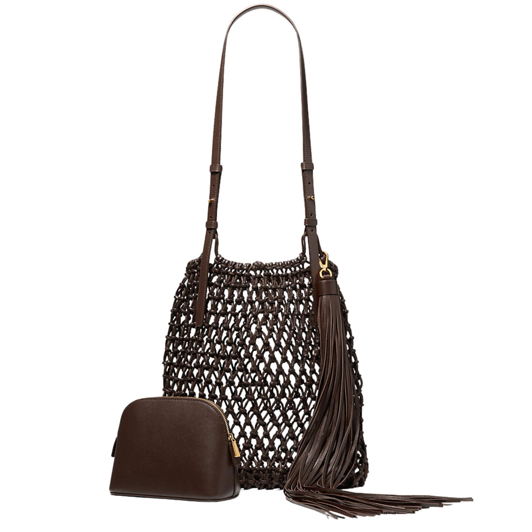 Loli Macrame Bag in Espresso