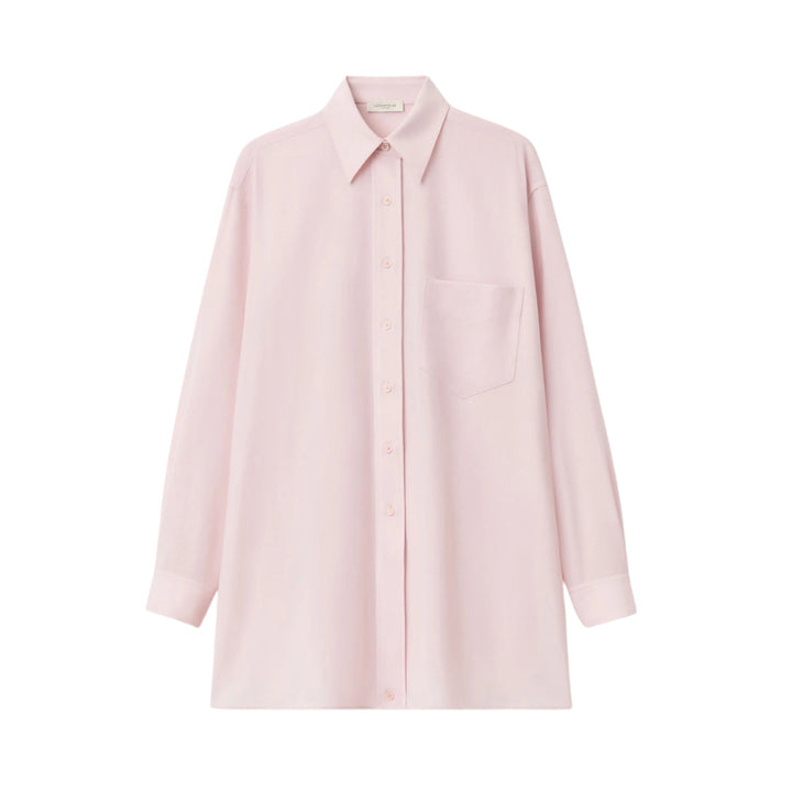 Long Sleeve Convertible Oversized Blouse in Cherry Blossom