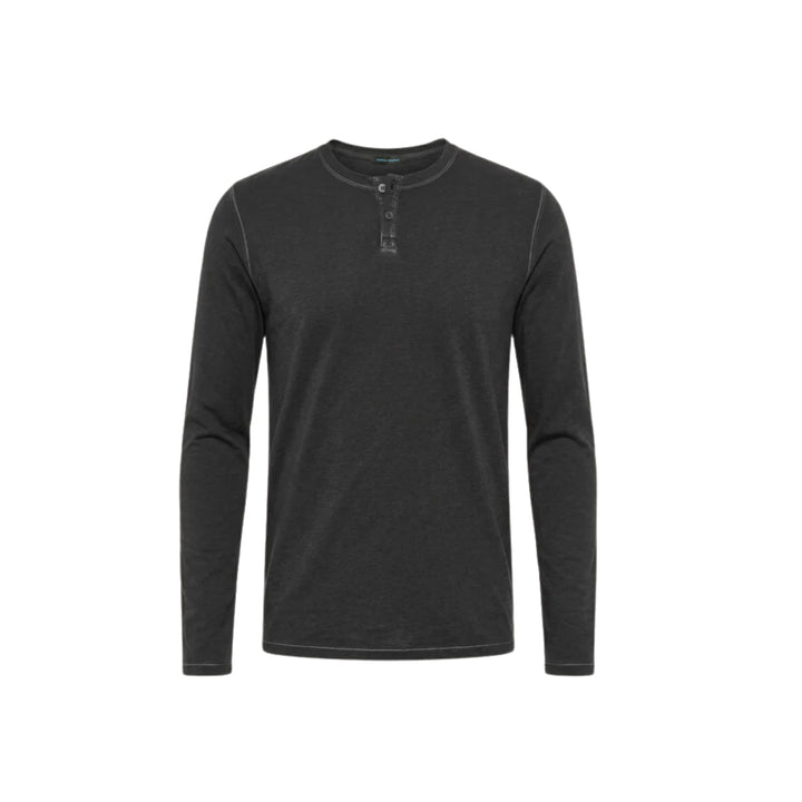 Long Sleeve Pima Cotton Vintage Henley