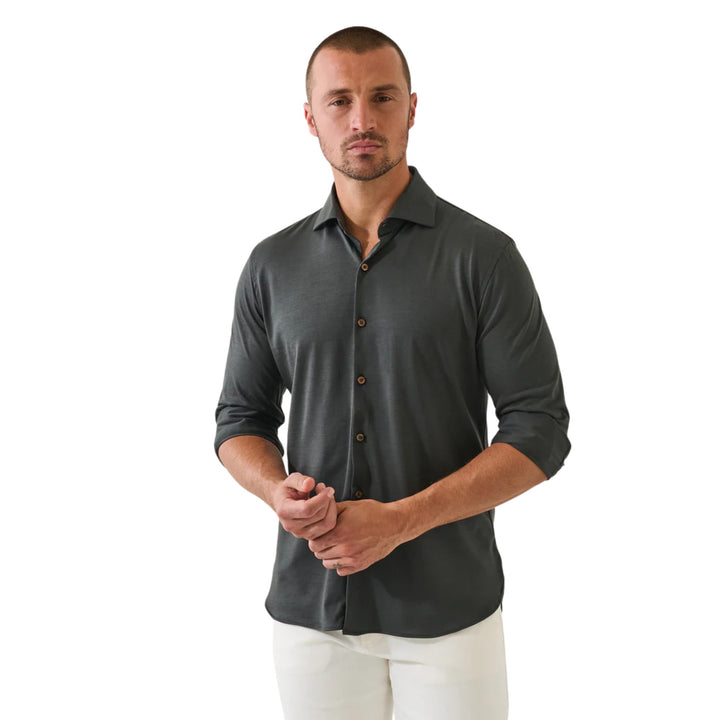 Long Sleeve Wool Shirt