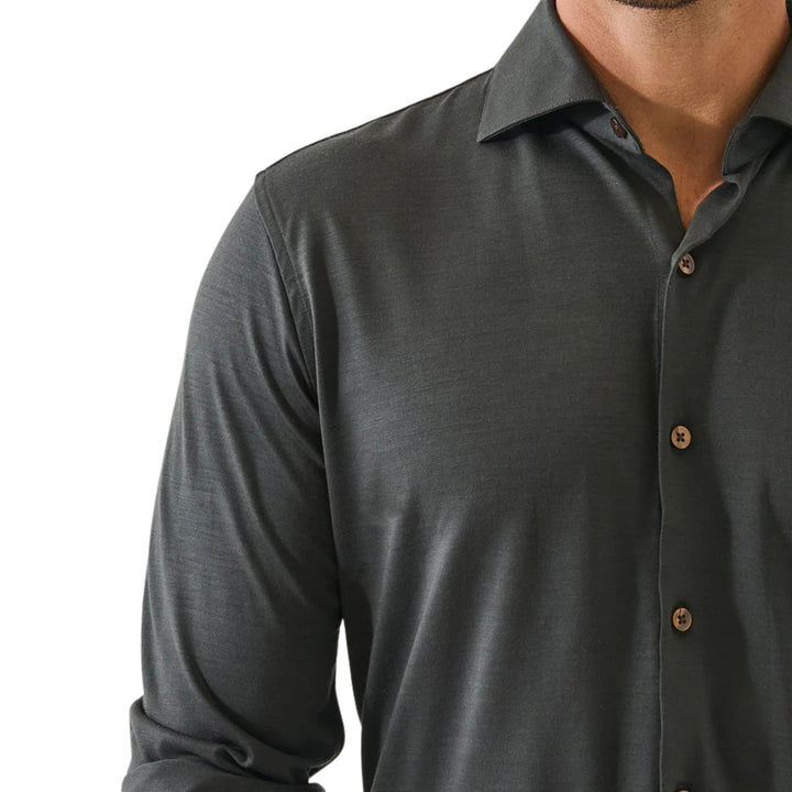 Long Sleeve Wool Shirt