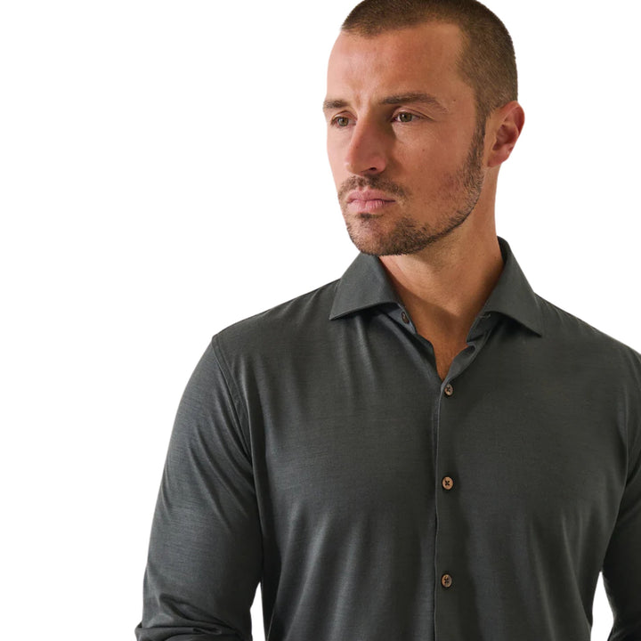 Long Sleeve Wool Shirt
