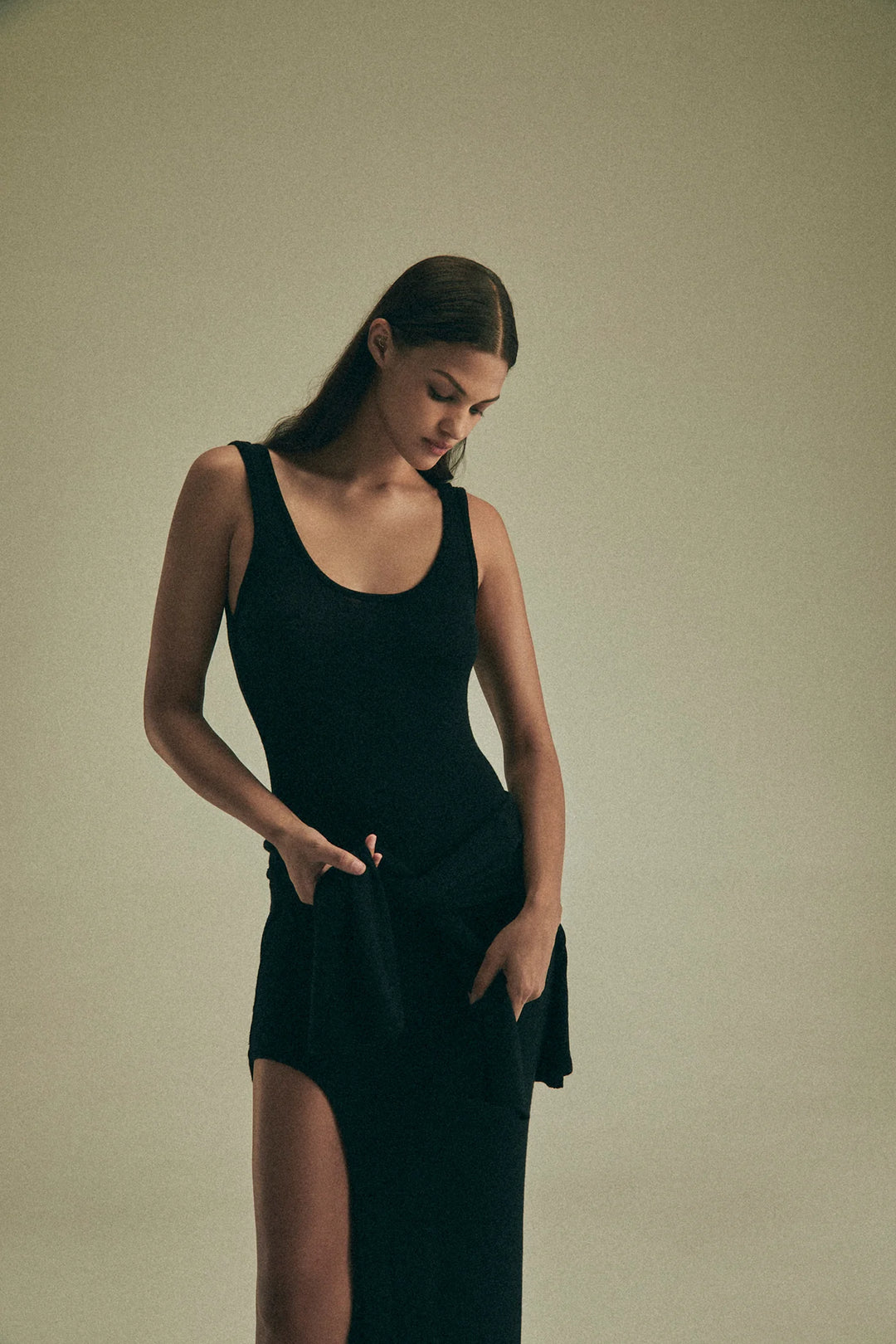 Open Back Tank Knit Dress