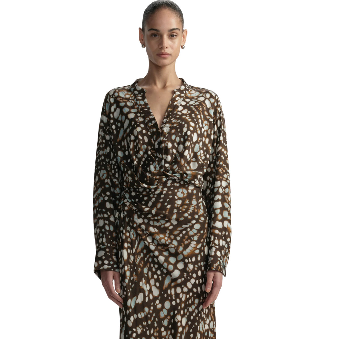 Luca Top in Ganache Multi