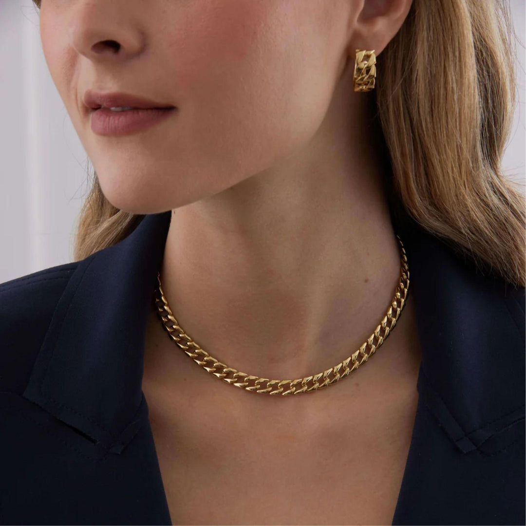 Lucia Solid Link Necklace