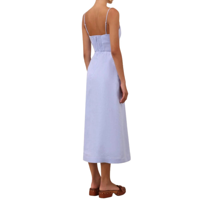 Luna Midi Dress in Sky