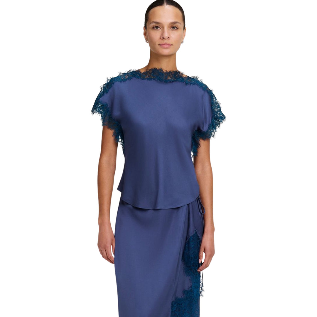 Luna Top in Ash Blue/Ash Blue