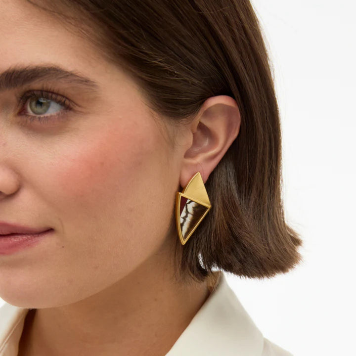 Luna Triangle Drop Earring