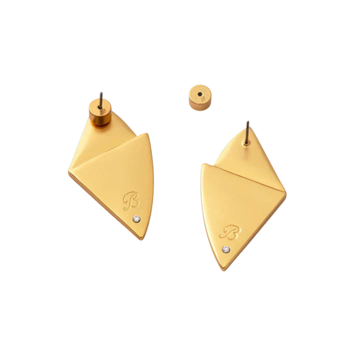 Luna Triangle Drop Earring