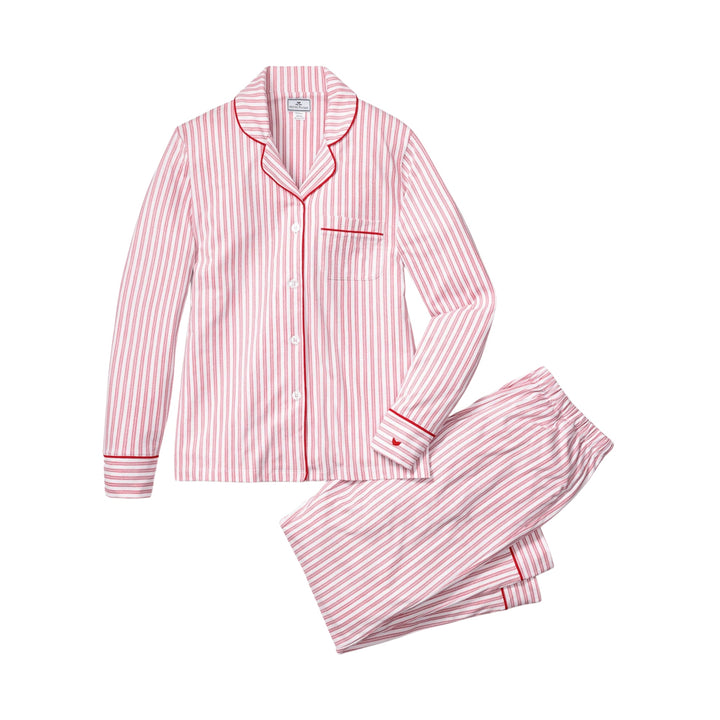 Luxe Pima Women's Antique Red Ticking Pajama