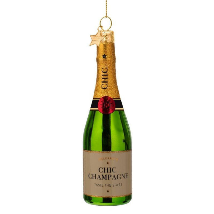 Luxury Champagne Bottle Ornament