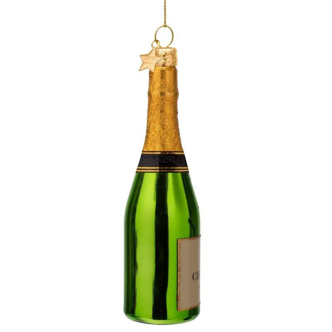 Luxury Champagne Bottle Ornament