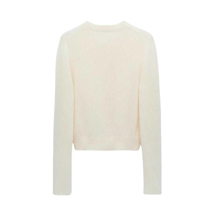 Luxury Love Cardigan in camellia white