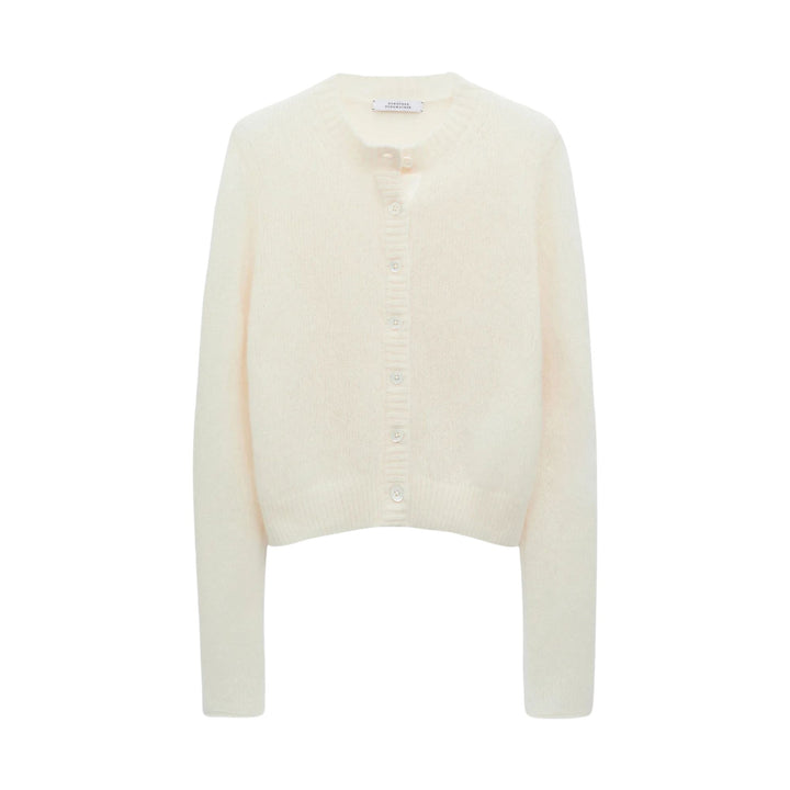 Luxury Love Cardigan in camellia white