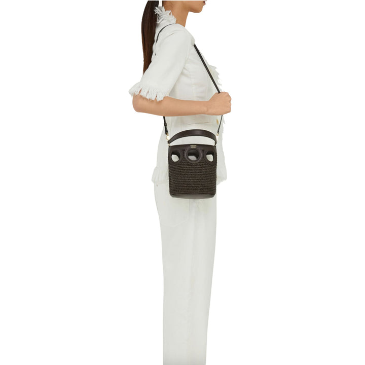 Gancio Frame Mini Bucket Bag