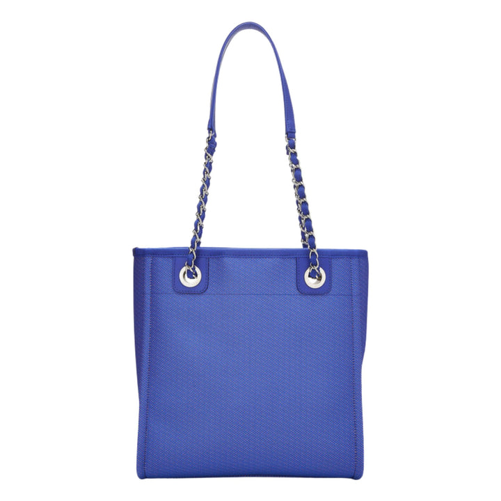 CHANEL BLUE CANVAS DEAUVILLE MINI