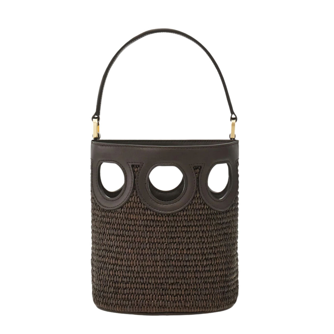Gancio Frame Mini Bucket Bag