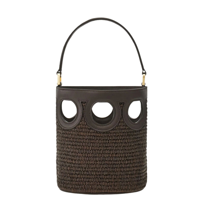 Gancio Frame Mini Bucket Bag