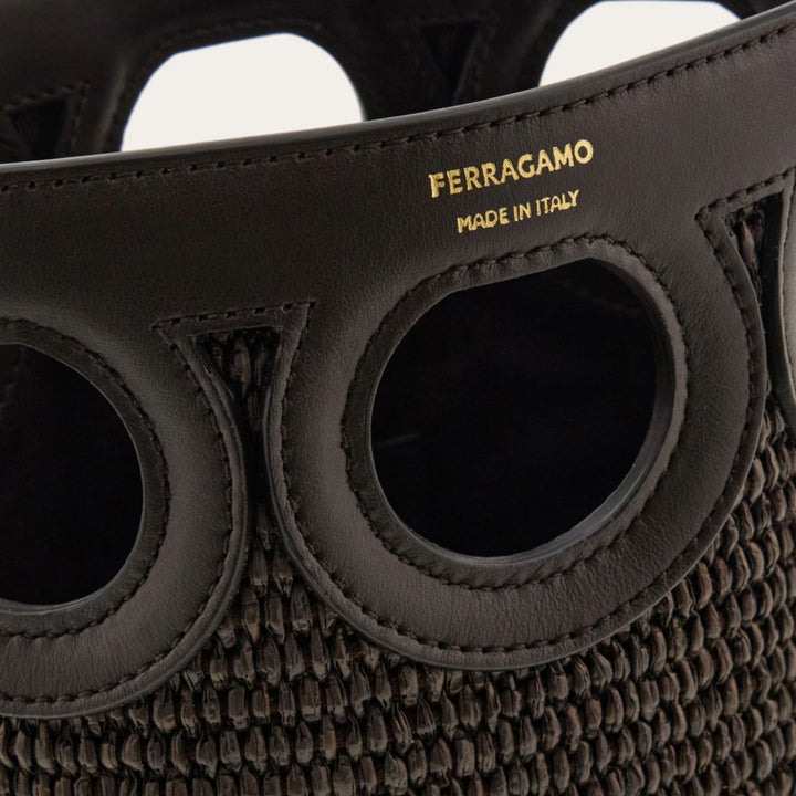 Gancio Frame Mini Bucket Bag