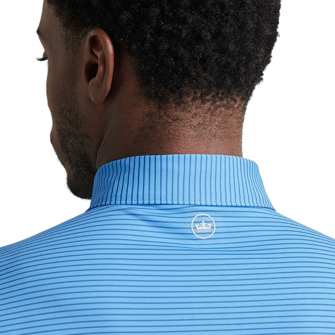 Ballad Performance Jersey Polo in Blue Topaz