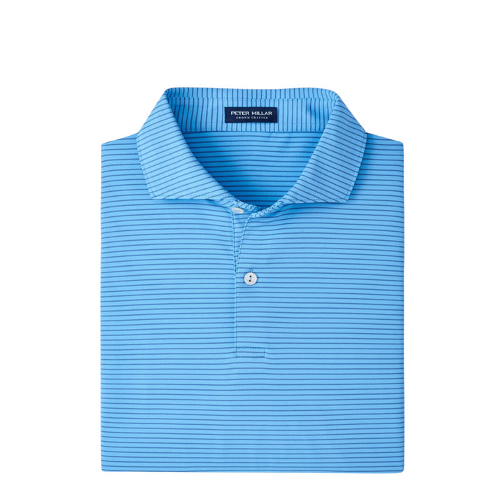Ballad Performance Jersey Polo in Blue Topaz